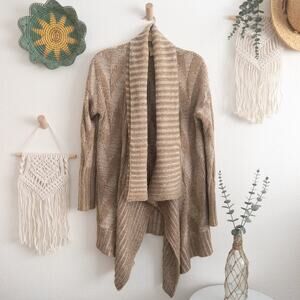 Staring at Stars Anthropologie Chunky Knit Open Front Cardigan Small